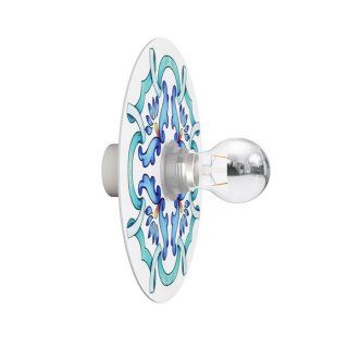 lampa zewnetrzna z kloszem ellep maioliche e27 ip44